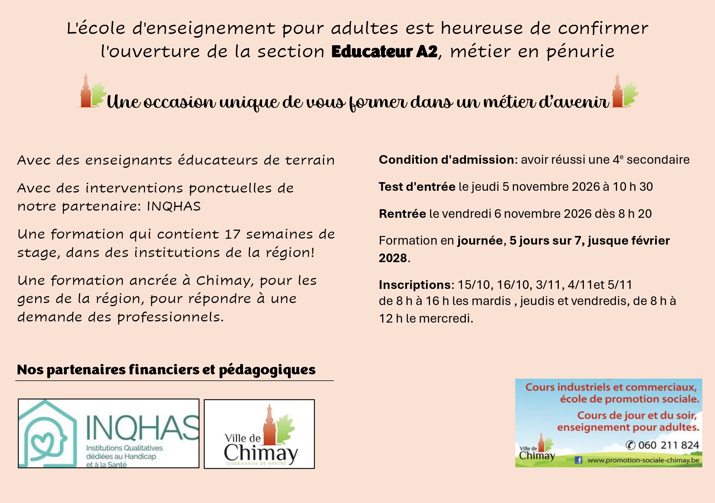 2026 Educateur A2