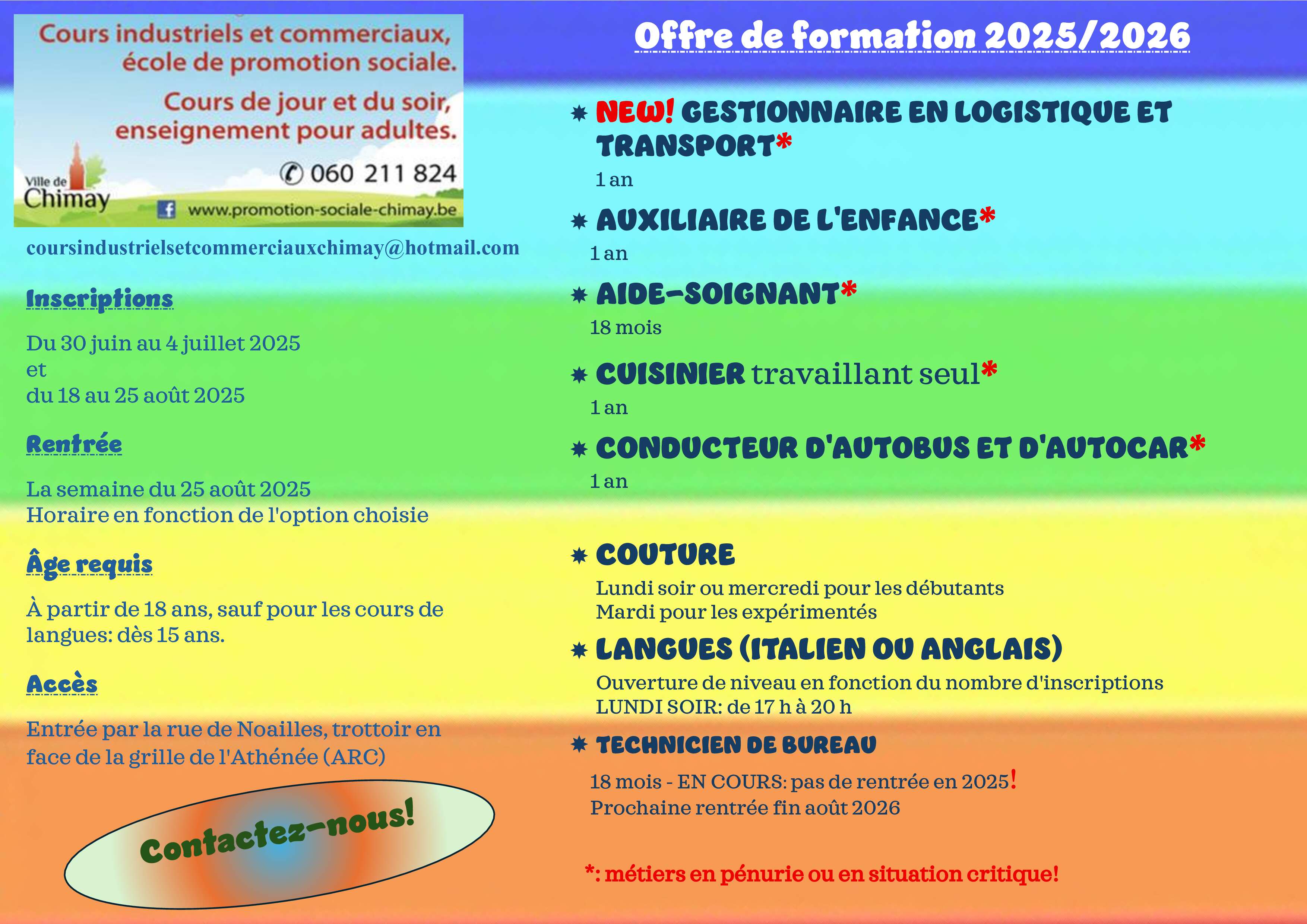offres formations 2025 2026